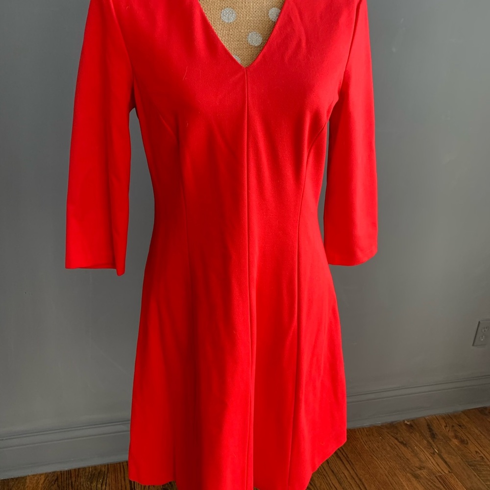 ann Klein red dress sz 6